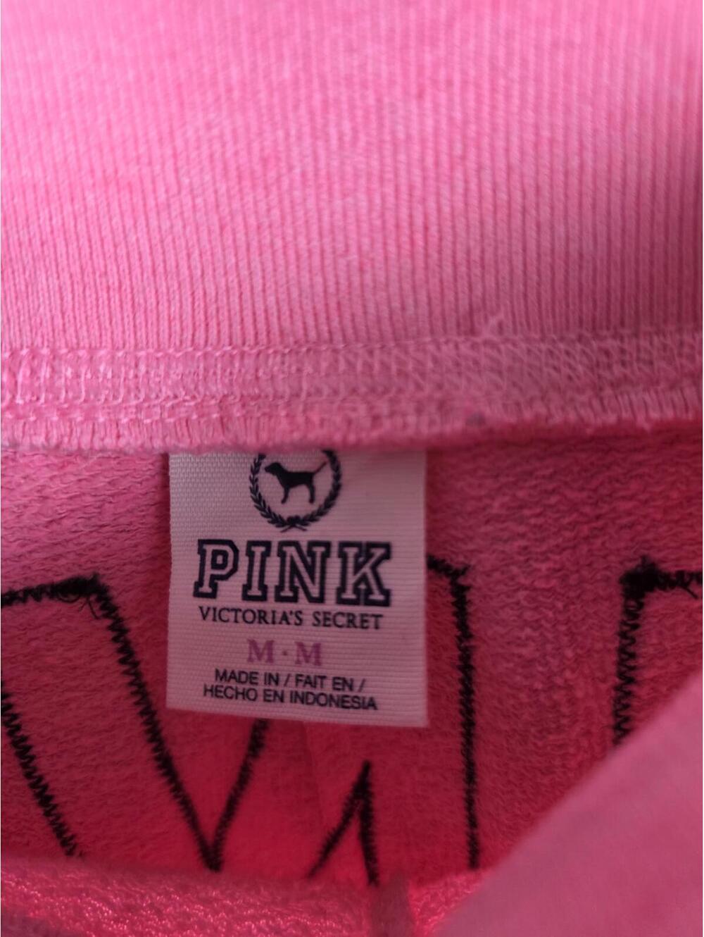 Victorias Secret PINK Logo BUTT Joggers 86 VINTAGE y2K Sweatpants MEDIUM - Picture 6 of 8